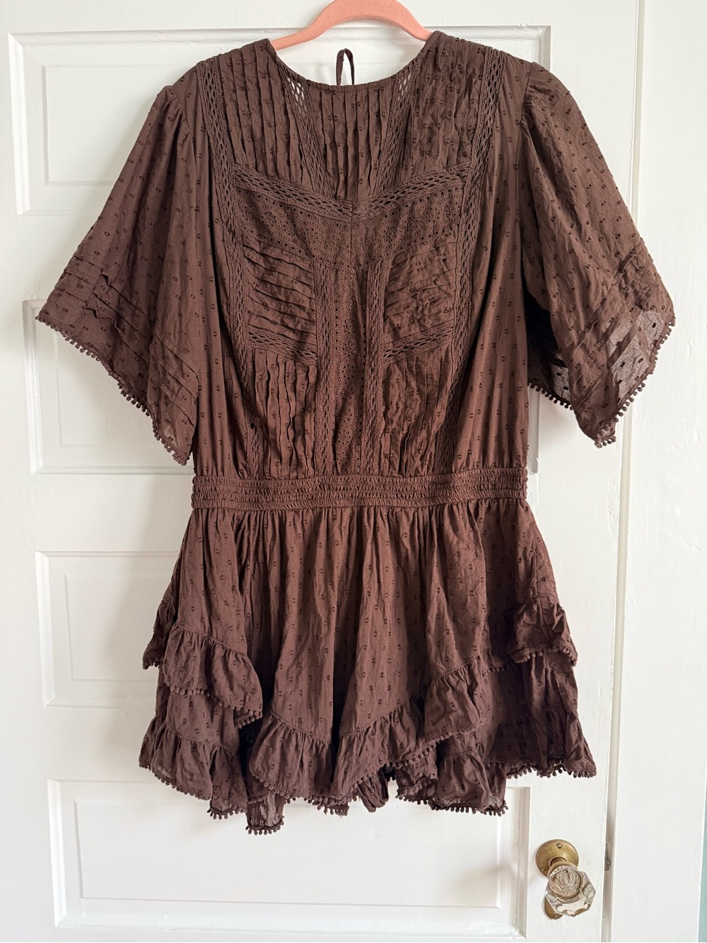 Abercrombie & Fitch Brown Romper - Country Concert Outfit